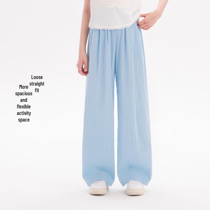 KIYA Girls  Cool Wide-Leg Summer Trousers 110