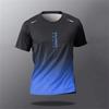 Summer Outdoor Running Sports T-Shirt Loose T-Shirt Summer 3d Printing Sports Leisure Dry Quickly Breathable Men's And Women's T-Shirt
