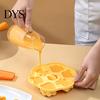 Easy to Clean Baking Molds Silicone Baby Popsicle Mold, with 6 Grids, Cartoon Shape Pastry DIY Chocolate And Pudding Tool, Flexible Non-stick Reusable