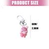 Lovely Pet Shaped Keychain For Couples Gift Resin Accessory Mini Key Ring Her Birthday Present Bag Pendant
