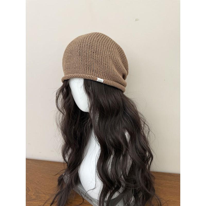 Womens Slouch Beanie Cotton Blend Lightweight Casual Fashion Hat
