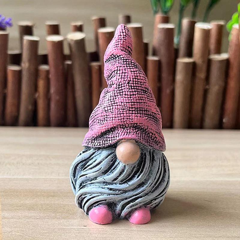 Garden Dwarf Figurine Courtyard Home Garden Decoration Gnome Christmas Dwarf Old Man Resin Handicraft