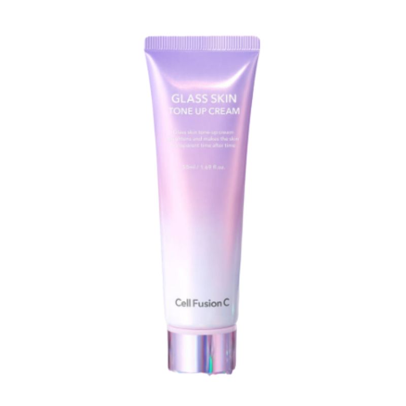 Cell Fusion C Glass Skin Tone-Up Cream Radiant Brightening Makeup Base Glow Finish 50ml