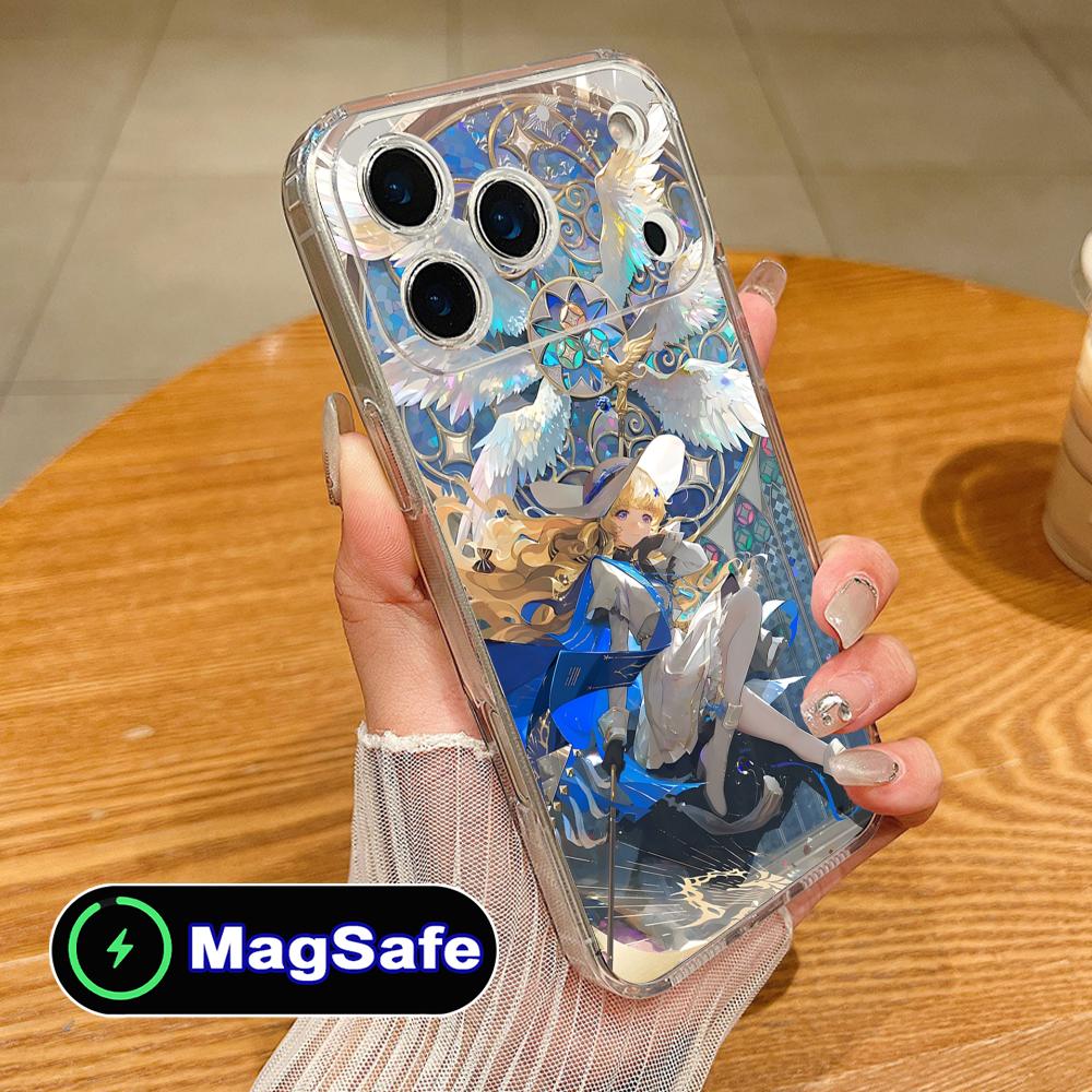 Wuthering Waves Phoebe Phone Case for iPhone 17 16 15 14 13 12 11 Air Pro Max Plus Mini Magsafe Clear Colorful Cover Cellphones