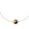 DANIEL WELLINGTON Audrey Series Round Pendant Thin Chain Design Bracelet Men and Women Same Style Couple Style Silver DW00401439