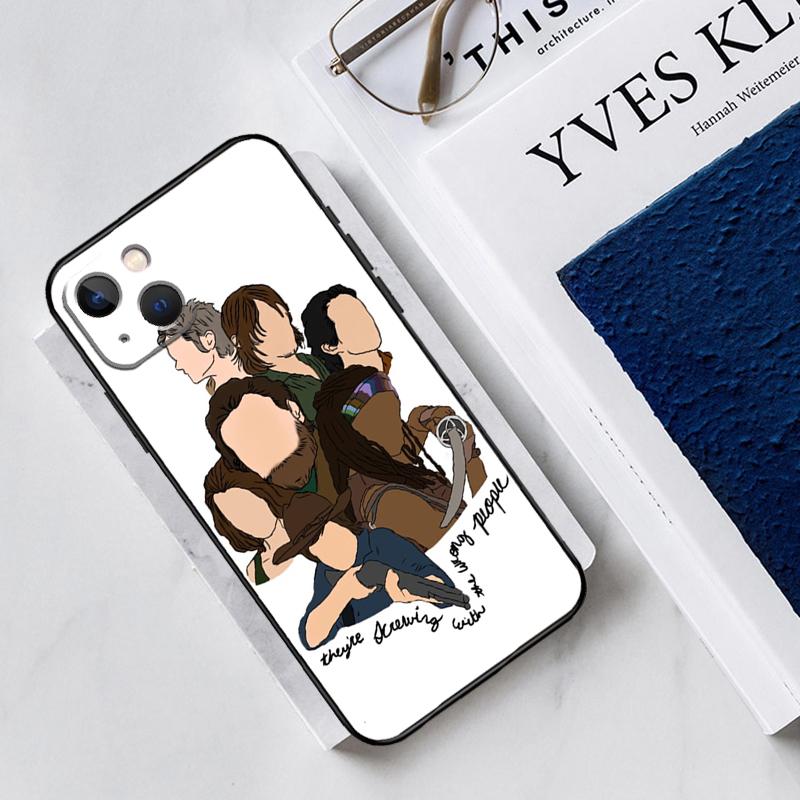 

The Walking Dead Silicone Phone Case For iPhone 11 14 12 13 Pro Max Mini 6 7 8 Plus SE 2020 X XR XS Max Coque iPhone 14