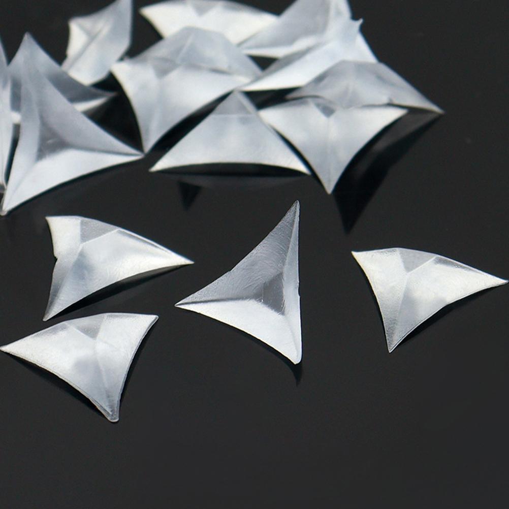 400pcs Decorative Stair Dust Corner Staircase Dust Corner Stair Dust Triangle