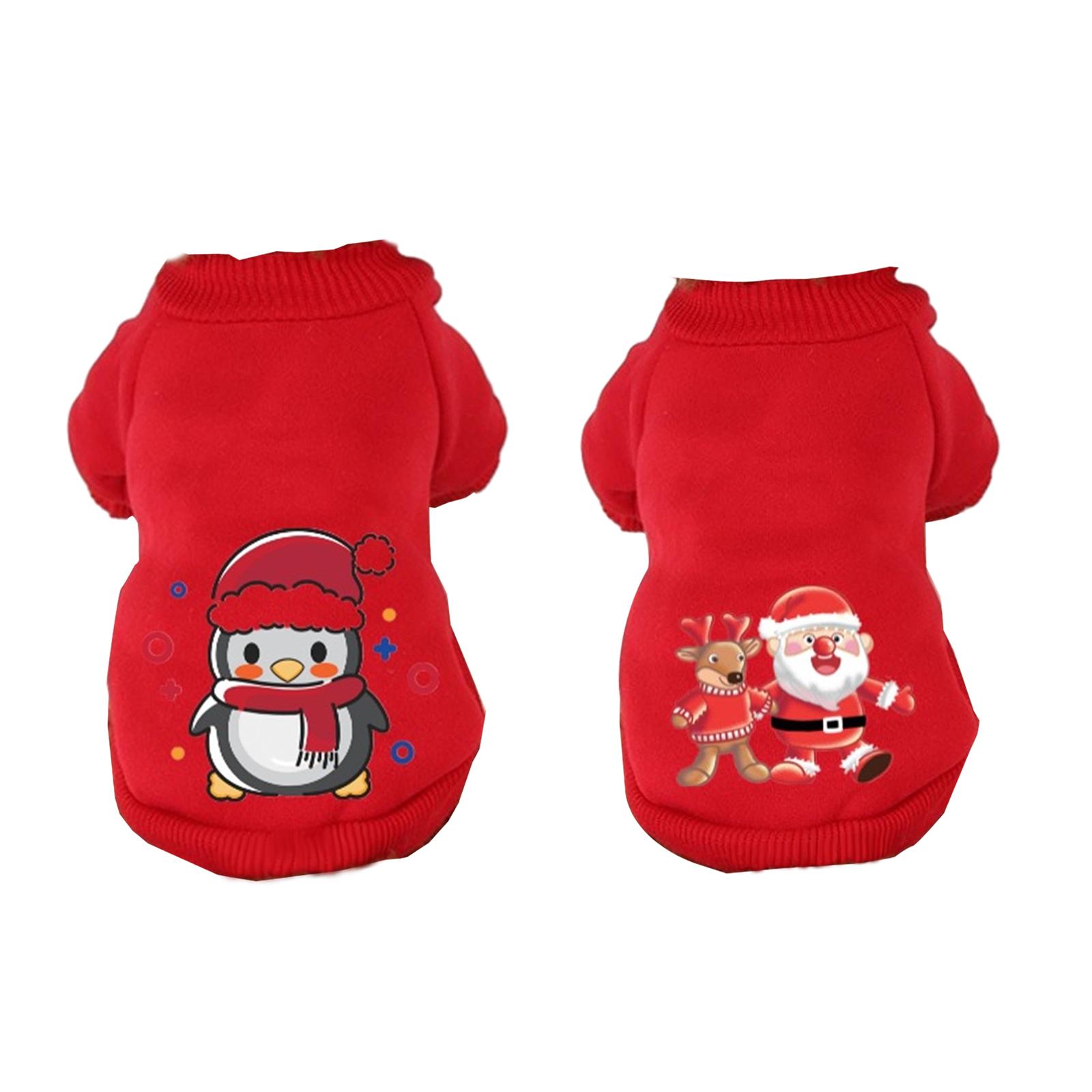 Christmas Puppy Dog Hoodie, Chihuahua Clothes, Pet Clothes, Pet Sweaters for Small Dogs, Puppy M