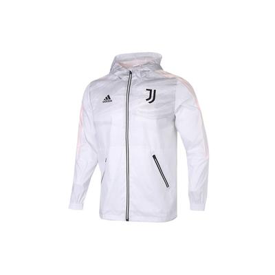 Juventus Football Sports Hooded Jacket Men Outerwear White GQ2537