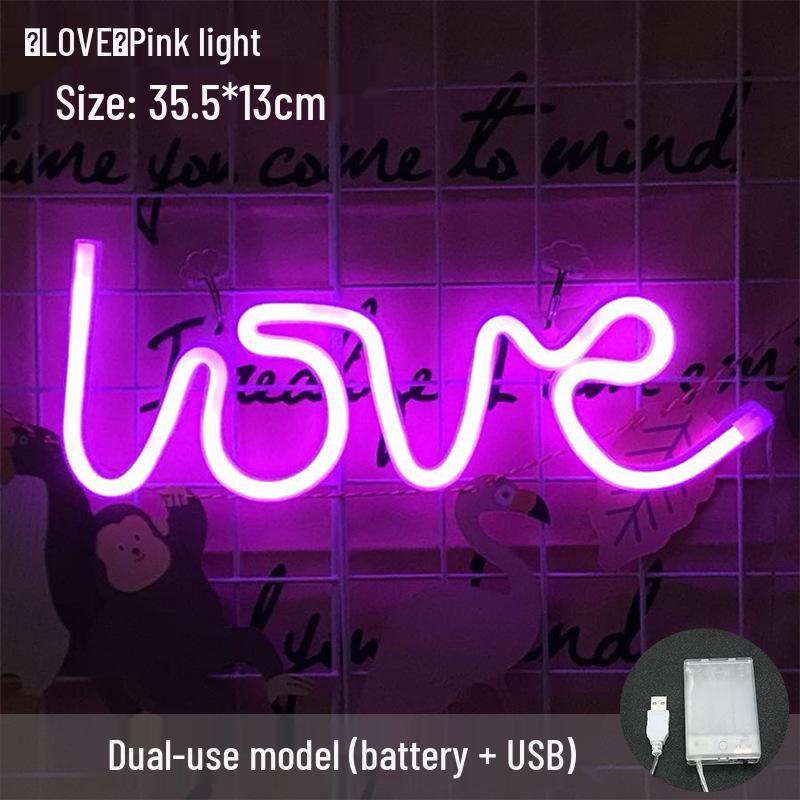 Trendy LED Neon Night Light Sign for Wall Décor