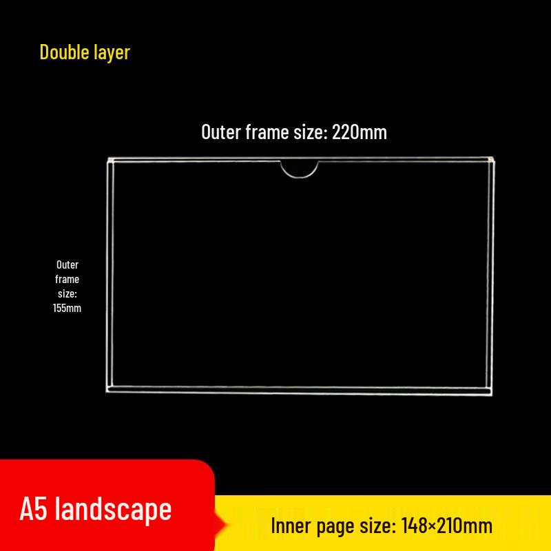 Acrylic Photo & Card Display Box