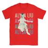 Alysa Liu Figure Skating Retro T Shirt Unisex Pure Cotton Novelty TShirt Round Collar Tee Shirt Short Sleeve Clothes Summer