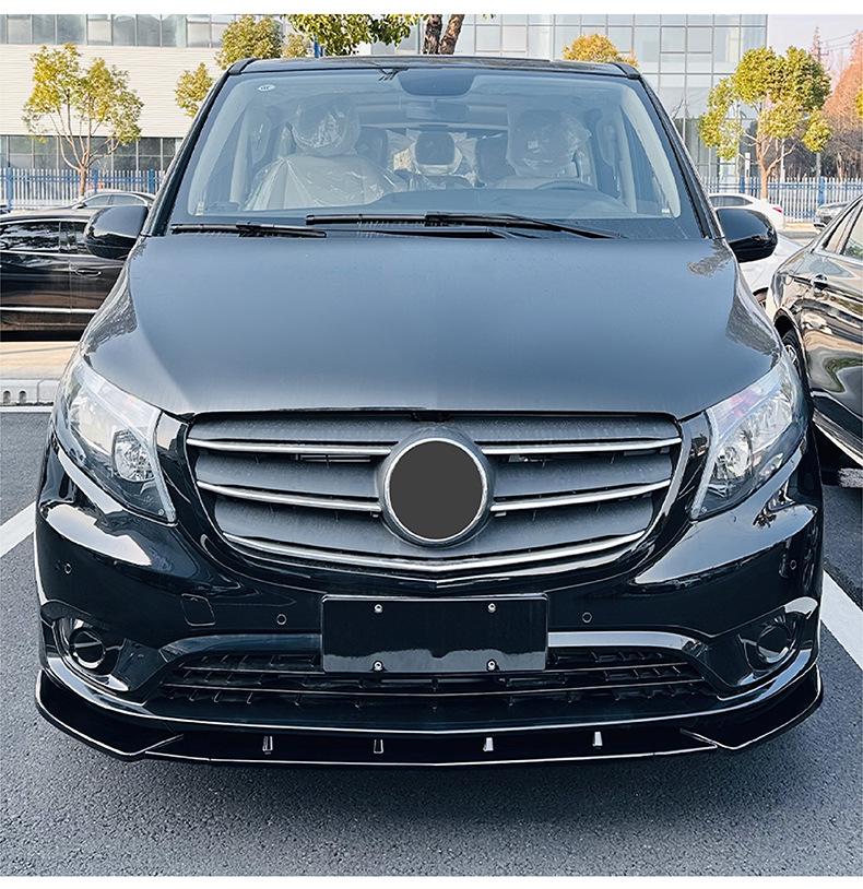 Kit de Parachoques Delantero Mercedes-Benz VITO W447 2016-2023: Modificación de Embellecedor de Labio y Splitter