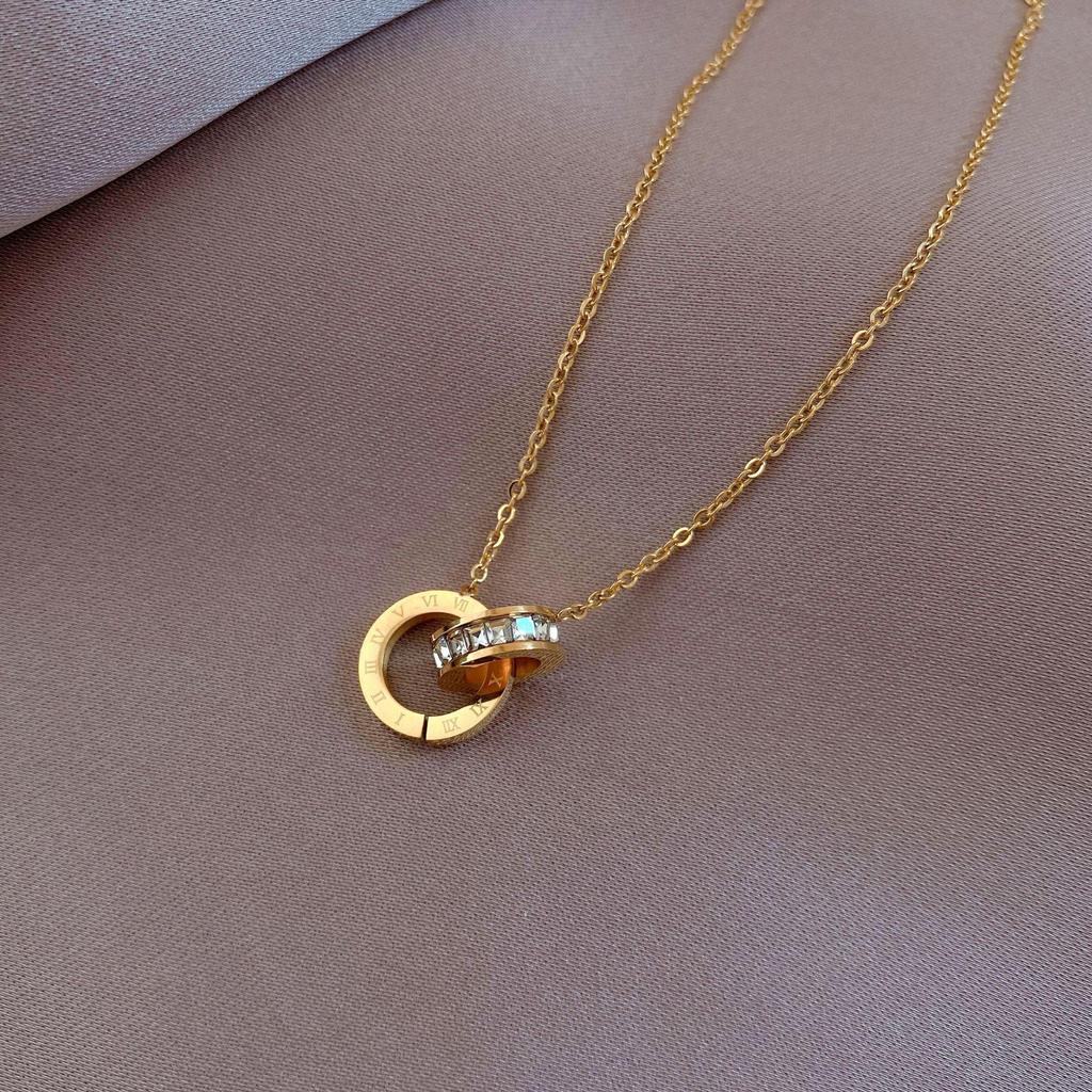 Butterfly Necklace with Color-Retaining Zircon - Fashionable, Versatile Women's Jewelry Accessory.