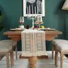 Cotton Table Runners With Handmade Tassel For Wedding Party Christmas Banquets Arches Cake Decor Dining Table Decoration