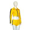 Tr Fabric Cosplay Suit For Women The Bride Yellow Costume For Game And Anime Roleplay