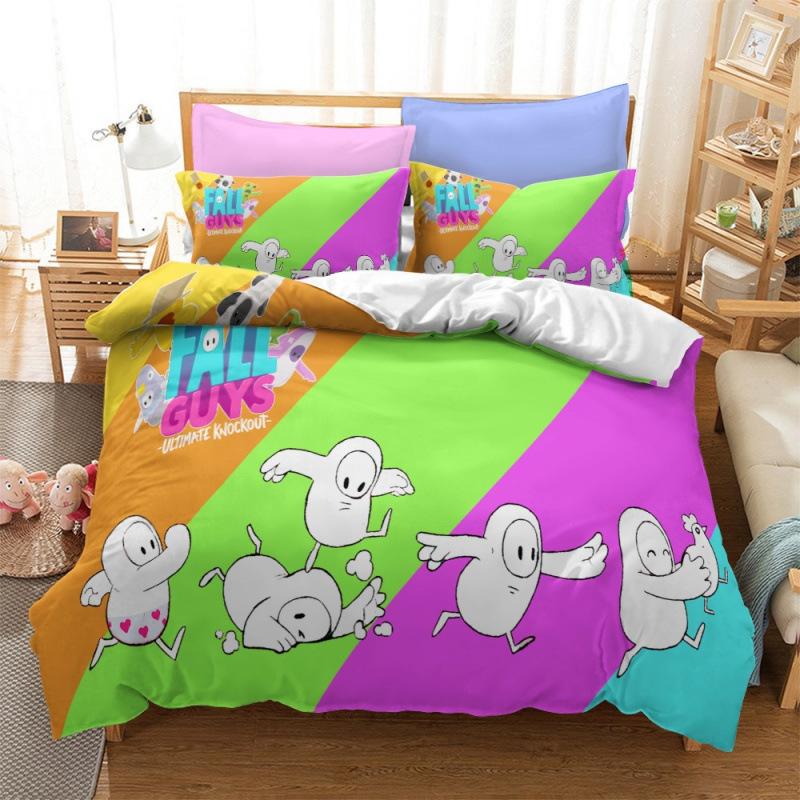 

Jelly Bean Man Series Bedding Three-Piece Home Textile Kit EU Single 135x200cm