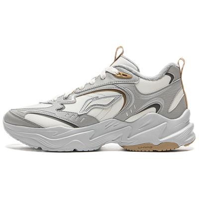 Li Ning LN DEFENDER Cushioning Slip Resistant Abrasion Resistant Lightweight Height Increasing Mid Top Casual Shoes AGCV395-3