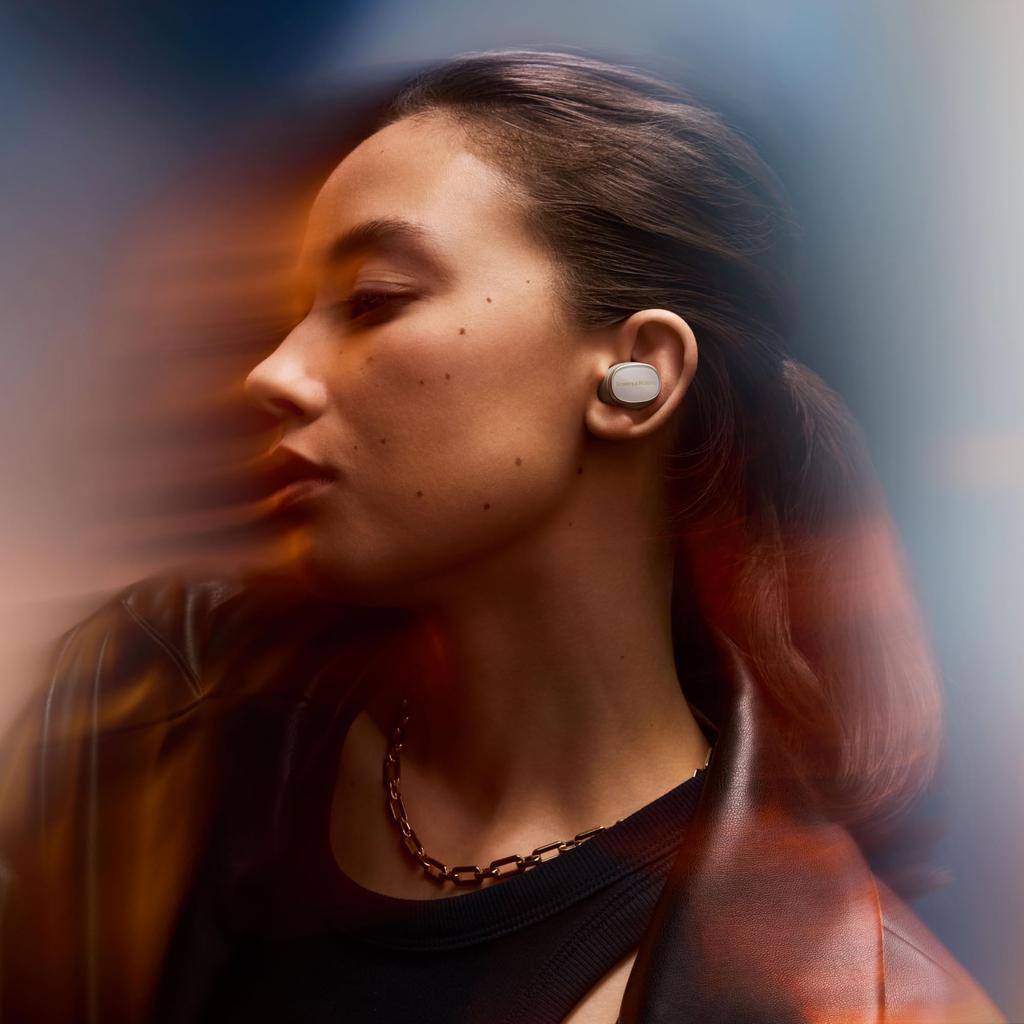 Bowers & Wilkins Bowers & Wilkins True Wireless Sound, neu definiert komplett kabelloser In-Ear-Kopfhörer Dove White PI8/DW