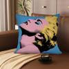 1Pc American Female Singer M-Madonna Pillow Case Fashion Square Pillowcase Bedroom Sofa Room Ins Decoration Leisure