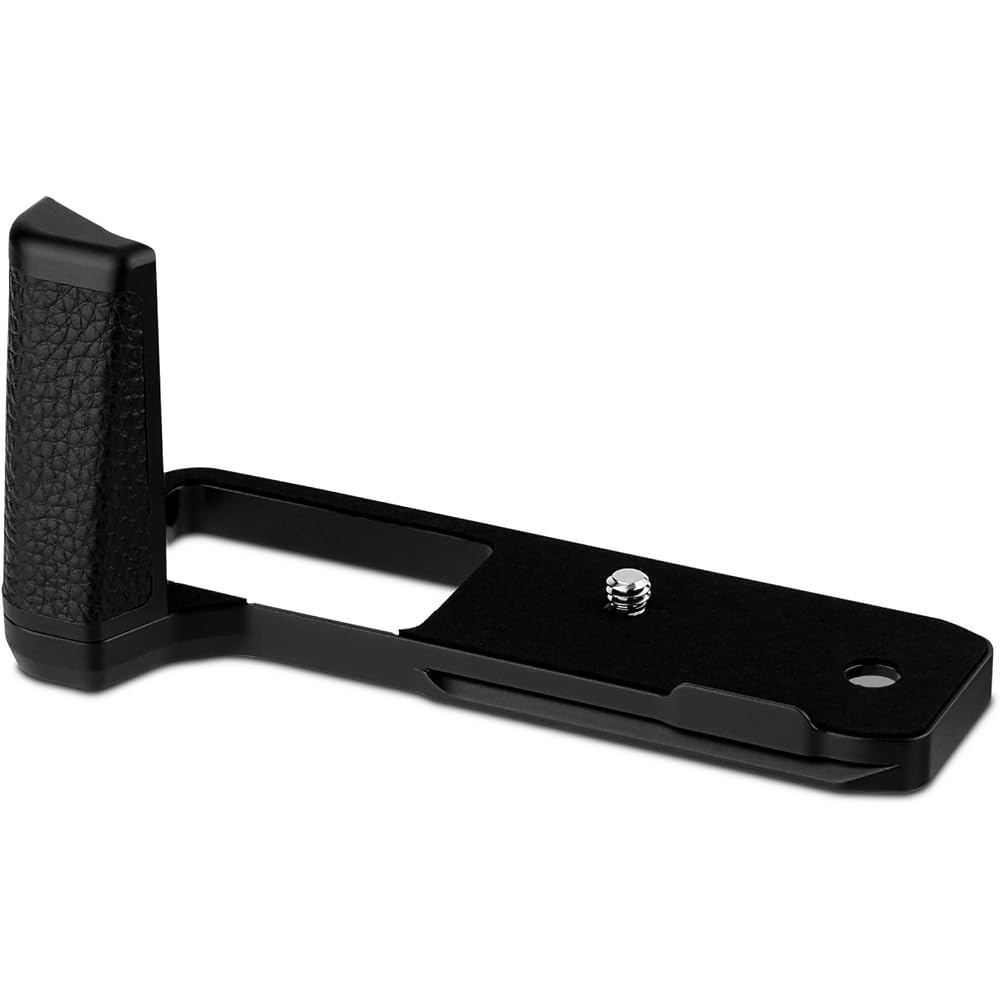 Haoge Handle Hand Grip L-shaped Grip Bracket for Fujifilm GFX100RF Camera Body HG-GFXRF-B Black with Arca-Swiss Standard Plate