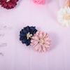 10PcsChrysanthemum Artificial Flowers Head Silk 4cm Fabric Flower For Wedding Decoration DIY Brooches Handmade Craft Accessories