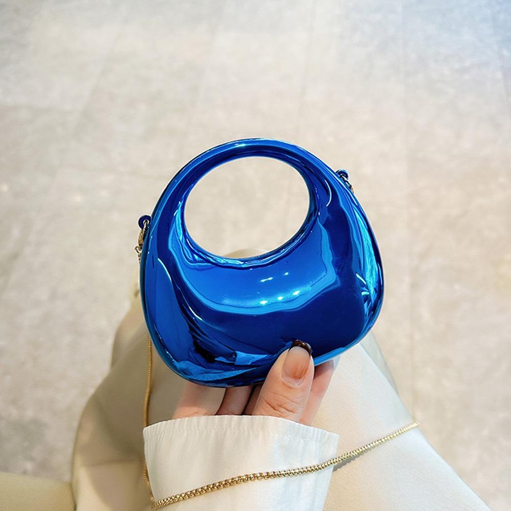 Fashion Acrylic Clutch Bags Elegant Portable Handbags Small Crossbody Bag Creative Handle Wrist Bag for Women