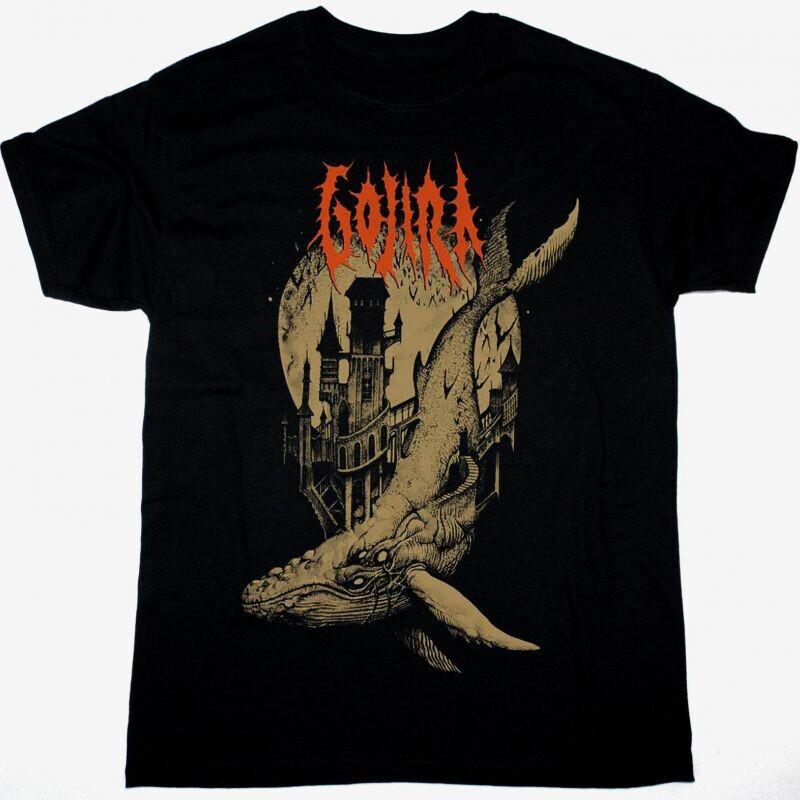 Подарок для фанатов группы GOJIRA Черная футболка из плотного хлопка, все размеры, унисекс XL