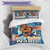 3pcs Duvet Cover Set (1*Duvet Cover + 2*Pillowcase, Without Core), Custom Name PAW Patrol Pattern Bedding Set, Home Bedroom Decor Gift