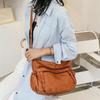 Univerzálna mäkká PU kožená kabelka a taška cez rameno pre ženy Veľkokapacitné crossbody kabelky Tote Bucket Bag Dámske Vysoko kvalitné kabelky Hobo Bag