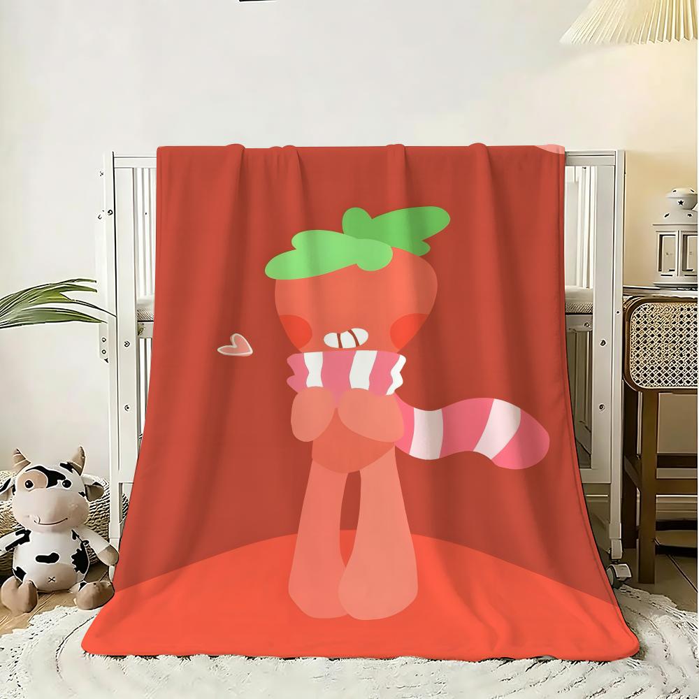 Anine Game D-Dandys World Throw 240G Flannel Blanket Lightweight Soft Skin-Friendly Summer Thin Throw Blanket