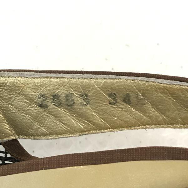 Balenciaga Back Strap Mesh Sandals Size 34.5 22.0-22.5cm Brown and Black Shoes Sandals Pumps(USED)