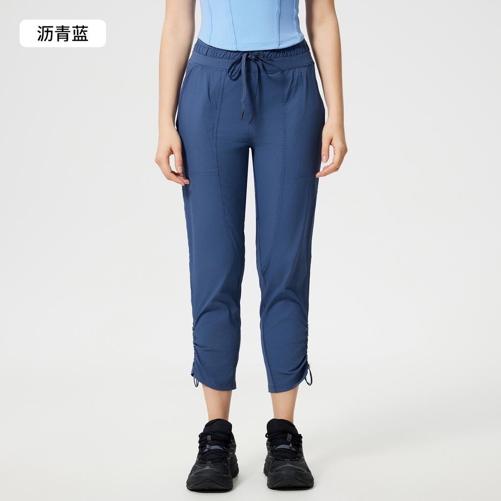 Spring and Summer Casual Sweatpants Women's Ice-feeling Quick-drying Breathable Running Fitness Pants Two Wear Leggings Straight Pants SS