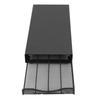 Kaffeepadhalter, Kapselhalter, Ständer, Schublade zur Aufnahme von 40 Kaffeekapseln, Schwarz, YZ1384