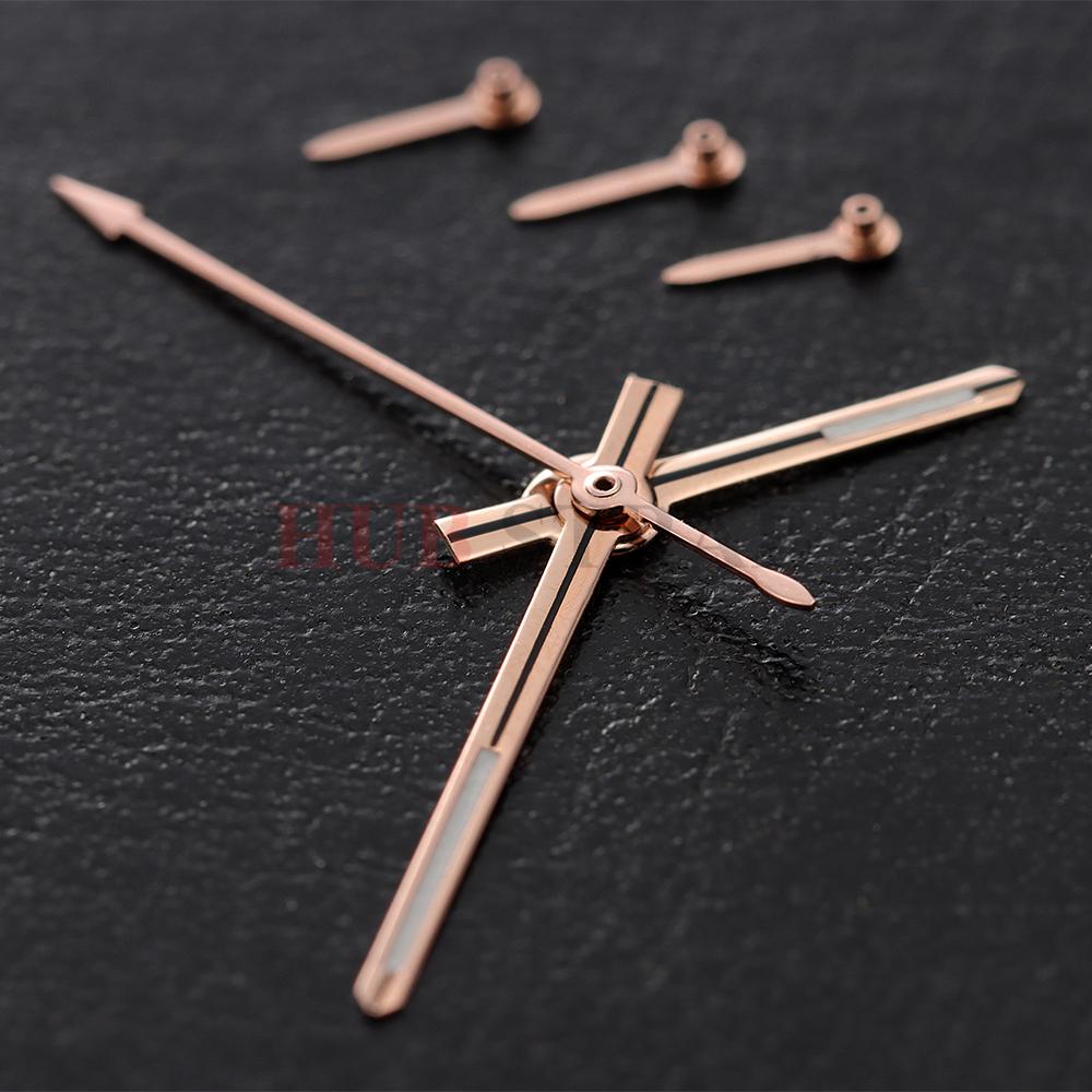 VK63 Watch Hands Fit For VK63 Quartz Movement Silver Rose Gold 6-Hands Green Luminous Watches Parts Pointer/Needle Accessories