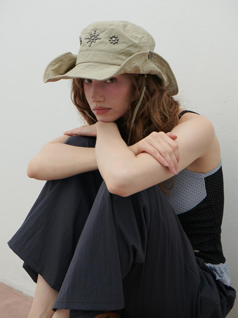 HHIPS Flower Stud Safari Hat (3 Colors)