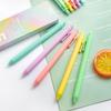 5pcs Vintage Color Pen Ballpoint Pure Plastic Gel Ink Roller Ball Pens for Writing Candy Gift A6696
