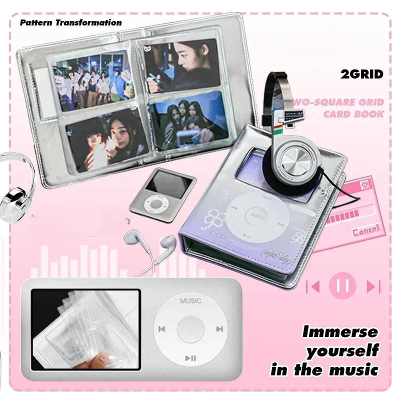 Retro Shape Card Photo Album for 3 Inch Kpop Star Small Photo Card Collection Book Creative Design Card Binder Chasing Gifts