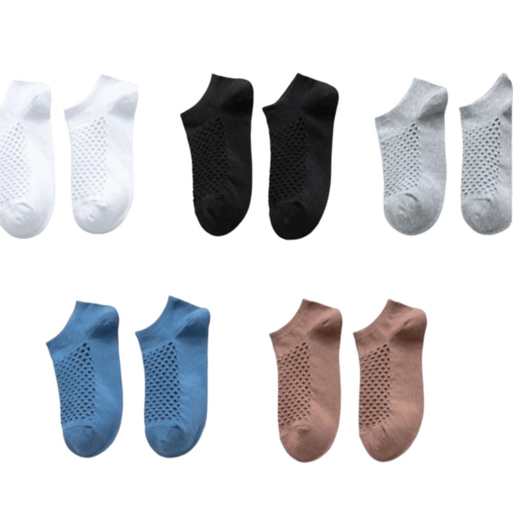 Thin Men s Socks Sweat-Absorbing Ankle Socks Fashion Invisible Liner Socks Sports 5Pairs