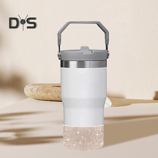 Rhinestone Silicone Boot for 40oz Tumbler Glitter Cup Cover Water Bottles Bottom Sleeve Anti-Slip Sparkling Cup Accessories