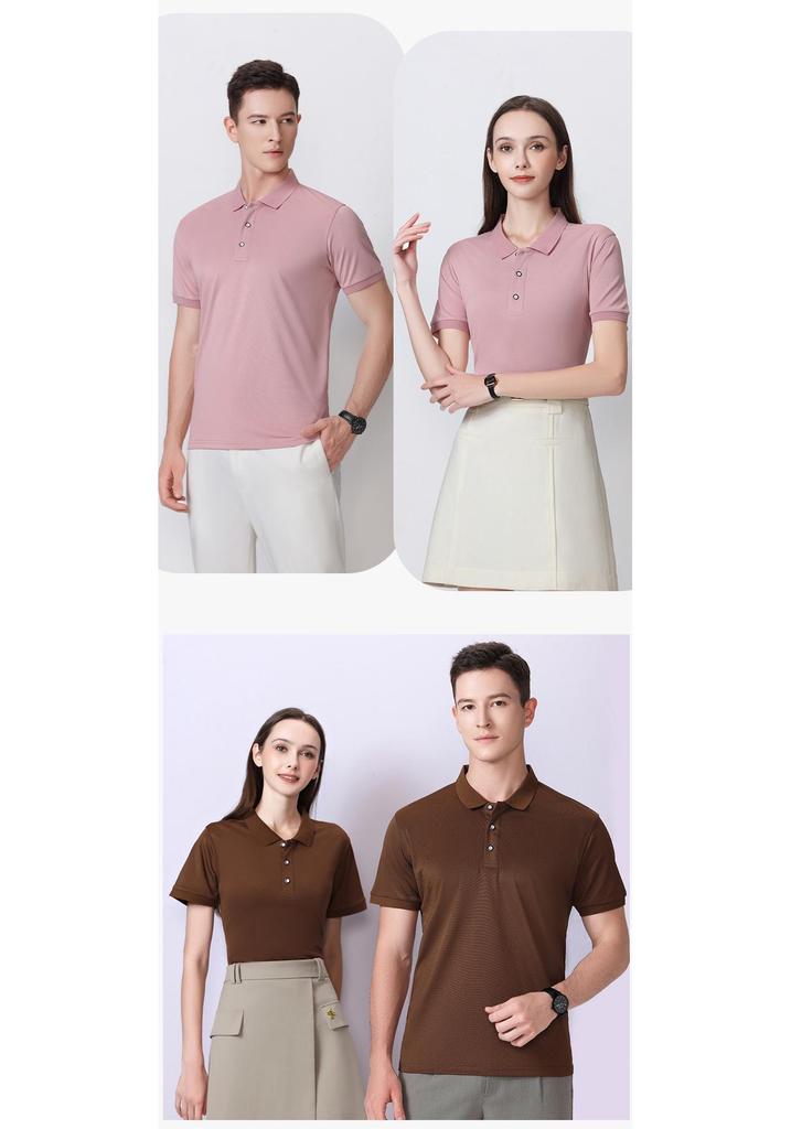 Custom Logo Corporate Polo Shirt, Unisex Summer Style, Lapel, Short Sleeve, Embroidered Workwear