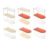 Organizer Acrylic Tray Makeup Perfume Stand Vanity Shelf Cosmetic Rack With Iron Body And
