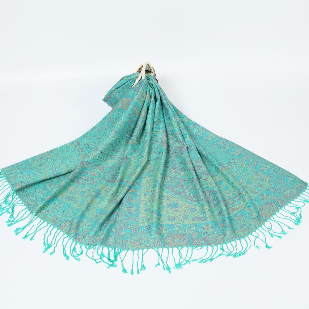 New retro shawl with women's travel vacation photo scarf warm scarf cape fringe