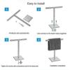 Hand Towel Holder Stand for Bathroom Vanity Stainless Steel Standing Towel Rack Stand Towel Bar for-Good