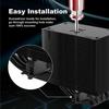 Scythe Mugen 6 Dual Fan Black Edition CPU Air Cooler, Supports Intel LGA1700, LGA1151, AMD AM5, AM4, 120mm, Single Tower, Aluminum Top Cover (Mugen 6