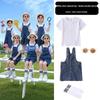 Children's Denim Overalls: Graduation & Sports Meet Uniform for Kindergarten & Primary