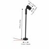 2 Pack DC12V LED Mini Spotlight Aluminum Body Upright Mini Spotlight  Plants Display