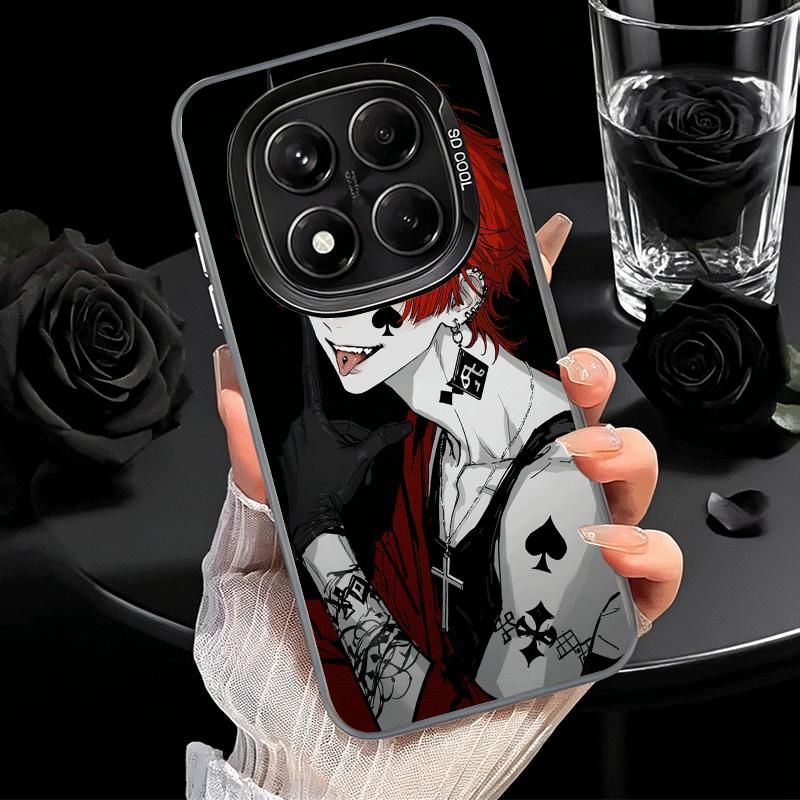 Étui de téléphone souple style anime Diable Bad Boy pour Xiaomi Redmi Note 13 14 15 Pro Plus 12S 12 11S 11 11T 10S 10 Housse arrière antichoc