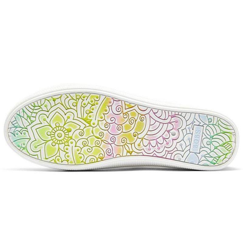 Skechers Bobs B Extra Cute Women Wear Resistant Low Top Skate Shoes Black White 113323-BLK