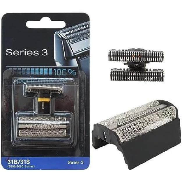 Foil & Cutter Series 5 51S Replacement Head for B-raun Series 5 590cc 8595 8985 8975 8991 (Silver, New Packaing)